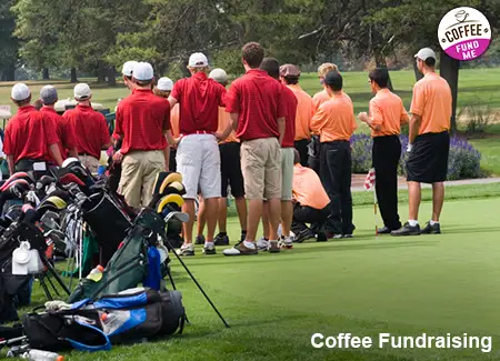 A coffee fundraiser that a golf team is using to raise additional funds.