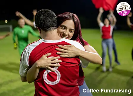  A coffee fundraiser that a soccer team is using to raise additional funds. 