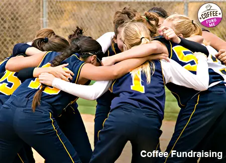 A coffee fundraiser that a softball team is using to raise additional funds.