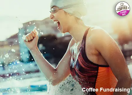 A coffee fundraiser that a swim team is using to raise additional funds.